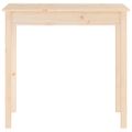 vidaXL Konzolový stolík 80x40x75 cm masívne borovicové drevo