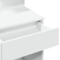 vidaXL Toaletný stolík s LED biely 100x40x130 cm