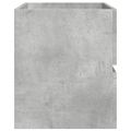 vidaXL Skrinka pod umývadlo, betónová 100x38,5x45 cm, kompozitné drevo