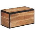 vidaXL Úložný box 60x30x30 cm masívna akácia a železo