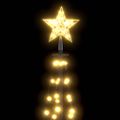 vidaXL Vianočný stromček, kužeľ, 84 LED, teplé biele svetlo 50x150 cm