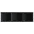 vidaXL Záhradné kvetináče kolieska 2 ks čierne 107x32x38 cm polyratan