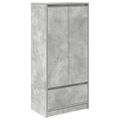 vidaXL Skrinka so zásuvkou Betónová sivá 55,5x34x119,5 cm