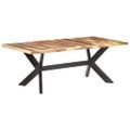 vidaXL Jedálenský stôl 200x100x75 cm, drevený masív s medovým náterom