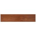 vidaXL Parapetné dosky Hnedé drevo 120 x 30 x 4,5 cm PVC