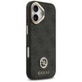 Puzdro Guess 4G Strass Logo & Big Strap Metal Buttons MagSafe pre iPhone 17 čierna