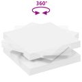 vidaXL Konferenčný stolík otočný o 360 stupňov biely 90x90x34,5 cm
