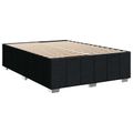 vidaXL Posteľ boxspring s matracom Čierna 140 x 200 cm Látka