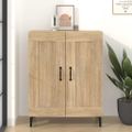 vidaXL Komoda vo farbe dubu sonoma 69,5x34x90 cm spracované drevo