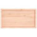 vidaXL Stolová doska 100x50x(2-4) cm neošetrený masív živé hrany