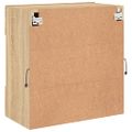 vidaXL TV nástenná skrinka s LED svetlami dub sonoma 58,5x30x60,5 cm