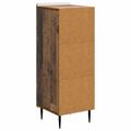 vidaXL Servírovacia skriňa Staré drevo 34,5 x 33 x 92 cm