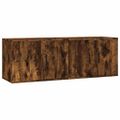 vidaXL Nástenné TV skrinky 2 ks dymový dub 57x34,5x40 cm
