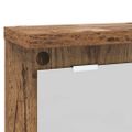vidaXL Vešiak na stenu Nástenná montáž Staré drevo 85 x 10 x 45 cm