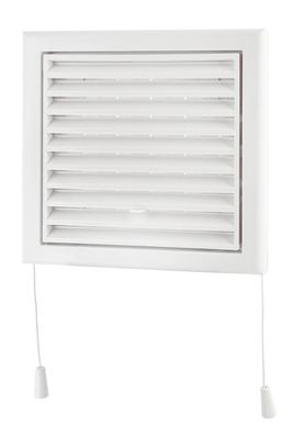 Mriežka VENTS MV 100 VRs 154x154mm s reguláciou a nástavcom
