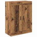 vidaXL Highboard 2 ks Staré drevo 69,5 x 34 x 180 cm Kompozitné drevo