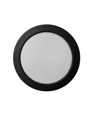 Q-61M LED panel 12W 1200lm 4000K čierny - kruhový prisadený Qtec