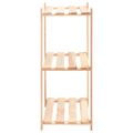 vidaXL Regály s 3 policami 2 ks 60x38x90 cm borovicový masív 150 kg