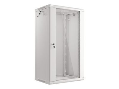 Lanberg 19'' racková skriňa pro montáž na stenu 22u/600x450 (flat pack) šedá V2