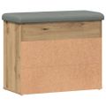 vidaXL Lavička na topánky Artisan Dub 62x32x50 cm Engineered Wood