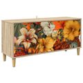 vidaXL TV skrinka GENNEP 102 x 33 x 50 cm Sonoma Kompozitné drevo