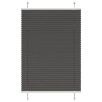 vidaXL plisovaná roleta čierna 90x150 cm Šírka látky 89,4 cm