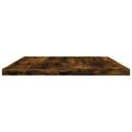 vidaXL Nástenné police 4 ks dymový dub 60x30x1,5 cm kompozitné drevo