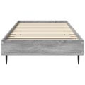 vidaXL Rám postele Sivý Sonoma 80 x 200 cm Kompozitné drevo