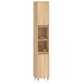 vidaXL Skrinka do kúpeľne dub sonoma 30x30x190 cm spracované drevo