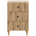 vidaXL Nočný stolík Dub artisan 43x 41 x 66,5 cm Kompozitné drevo