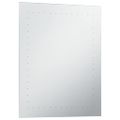 vidaXL Kúpeľňové nástenné zrkadlo s LED osvetlením 50x60 cm