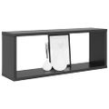 vidaXL Nástenné police 6 ks, sivé 60x15x23 cm, kompozitné drevo