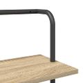 vidaXL Regál na knihy 6 úrovní 60 x 24 x 203 cm Kompozitné drevo
