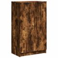 vidaXL Botník dymový dub 59x35x100 cm spracované drevo