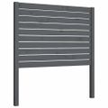 vidaXL Čelo postele sivé 81x4x100 cm masívna borovica