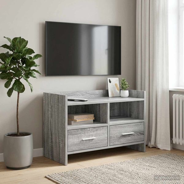 vidaXL TV skrinka 71,5 x 33 x 47 cm Sivý Sonoma Kompozitné drevo