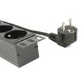 GEMBIRD Predlžovačka 8x FR/SCHUKO, 10A, 3m