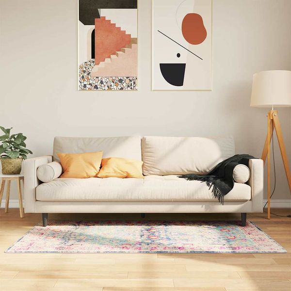 vidaXL Koberec prateľný viacfarebný 80x150 cm