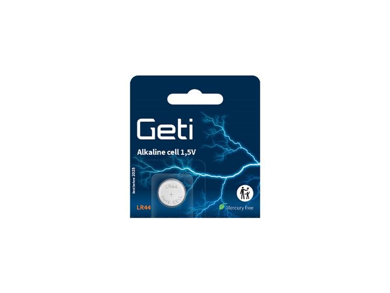 Batéria LR44 (AG13) GETI alkalická