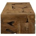 vidaXL Konferenčný stolík, 90x50x30 cm, pravé teakové drevo, hnedý