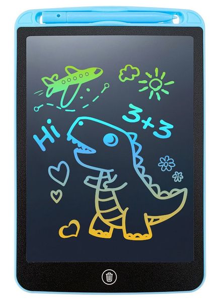COLORWAY dětský kreslící tablet CW-WT10C/ 10"/ Modrý Tablet, kreslicí, detský, 10" barevný LCD displej, citlivý na tlak, zámek obsahu, baterie CR2025, stylus, modrý