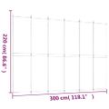 vidaXL 6-panelový paraván hnedá 300x220 cm látkový