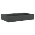 vidaXL Umývadlo minerálny/mramorový odliatok 60x38x11cm matné čierne