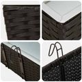 vidaXL Zábradlie 2 ks Čierna 50 x 17 x 17 cm Kov