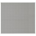 vidaXL Záťažová prikrývka šedá 200x230 cm 13 kg látka
