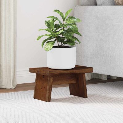 vidaXL Stolička Prírodná 29 x 20 x 17 cm Mahagónové drevo