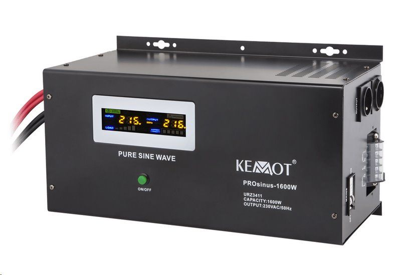 Zdroj záložný KEMOT PROsinus URZ3411 1600W 12V nástenný
