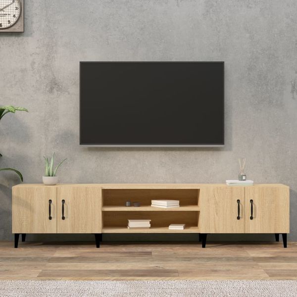 vidaXL TV skrinka, dub sonoma, 180x31,5x40 cm, imitácia dreva