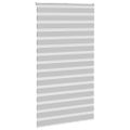 vidaXL Zebra roleta svetlosivá 120x200cm šírka látky 115,9cm polyester