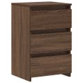 vidaXL Nočné stolíky 2 ks hnedý dub 40x35x62,5 cm spracované drevo